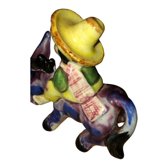 Vintage 1950’s Rider and Donkey Hand Painted Made in Japan - Picture 8 of 9